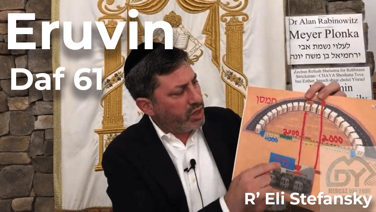Daf Yomi Eruvin Daf 61 by R’ Eli Stefansky