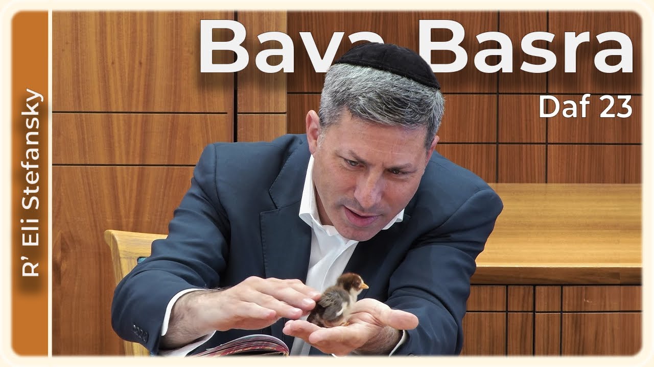 Daf Yomi Bava Basra Daf 23 by R’ Eli Stefansky