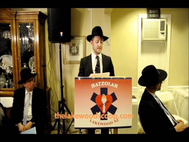 Hatzolah Melave Malka at the home of Dovid Levine a''h