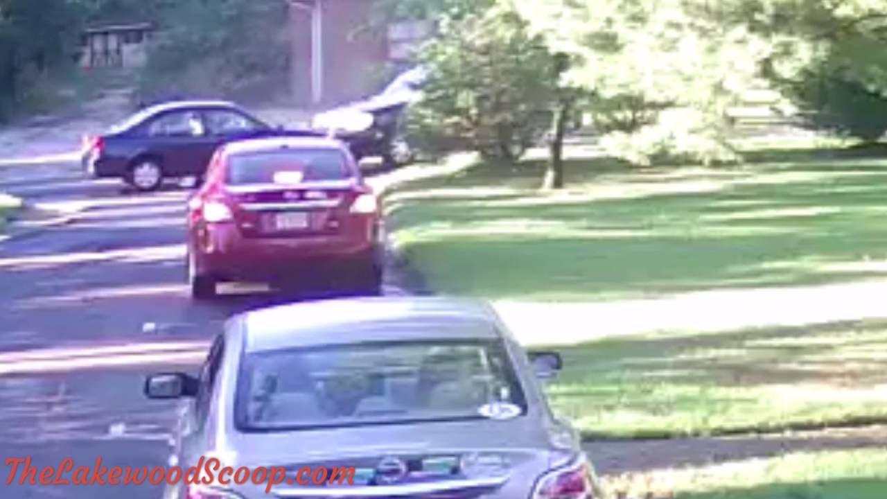 Surveillance video captures accident