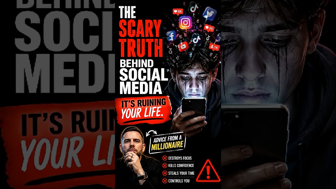The Dark Truth About Social Media 😳  #SocialMedia #SelfImprovement #Mindset