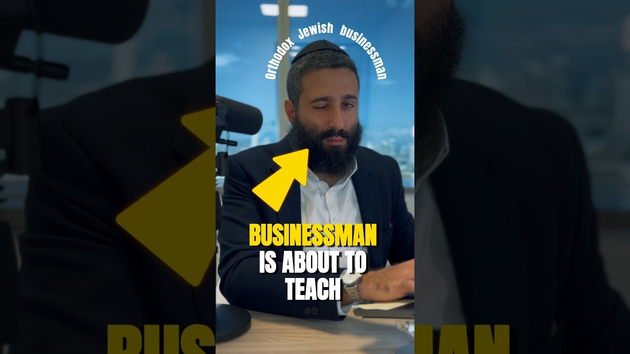 Jewish Businessman teachers how to leverage GOD in your life.