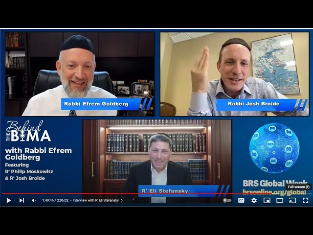 #83: Behind the Bima - R' Eli Stefansky, with an update from Ukraine with Refael Kruskal of Odessa