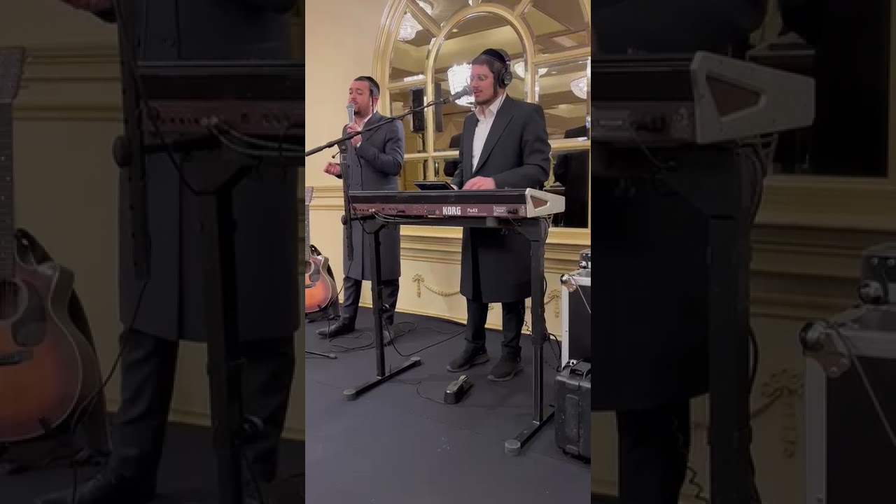 Meilech Braunstein with Moishy Glick