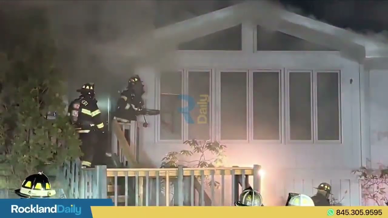 Structure fire on Onderdonk Road