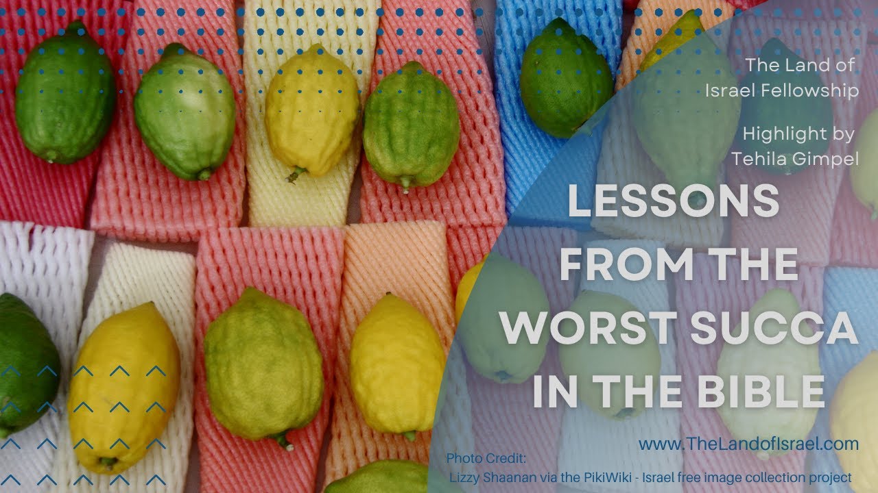 Lessons from the Worst Sukkah in the Bible - Tehila Gimpel: The Land of Israel Fellowship