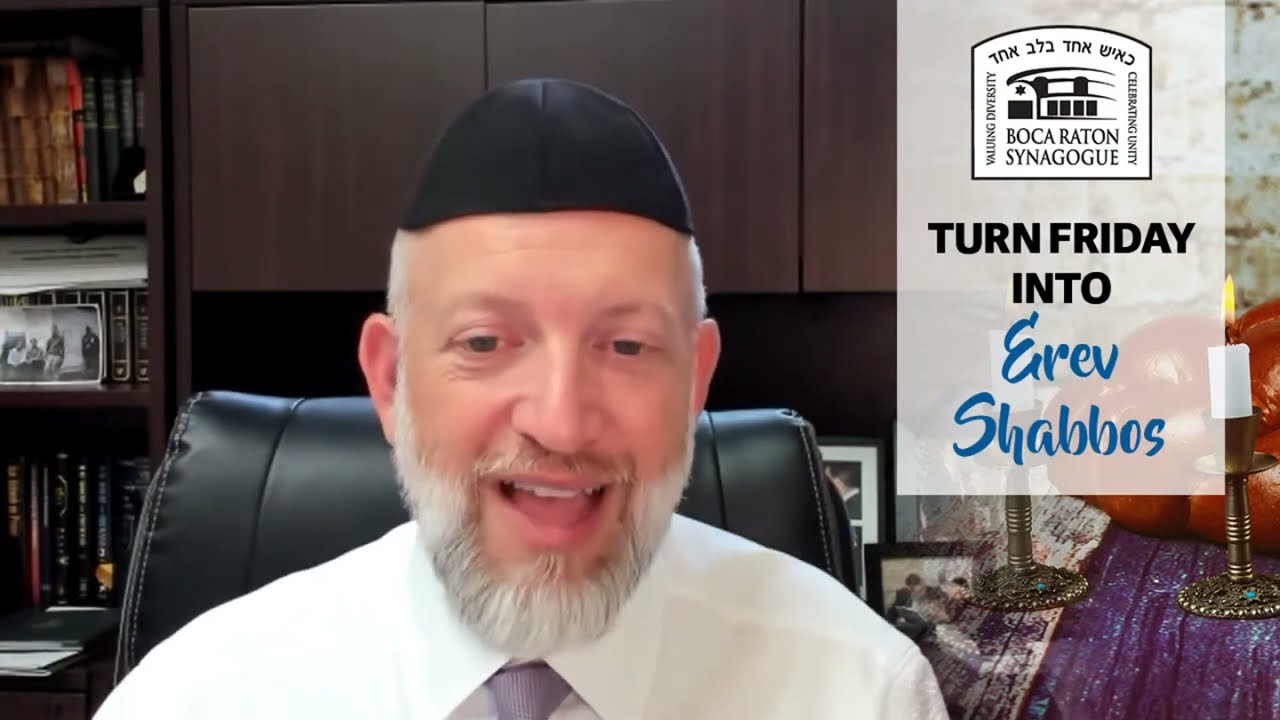 Turn Friday into Erev Shabbos #100 - Greatest Pleasure of Shabbos is Happiness