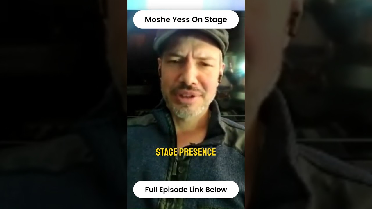 Moshe Yess on Stage #podcastclips #moshe #onstage #largerthanlife #authenticity @TaliYess