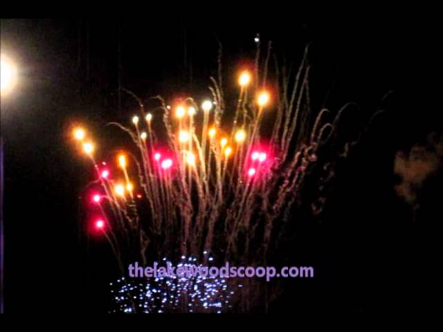 Fireworks Show Blue Claws Stadium July 4th 2011