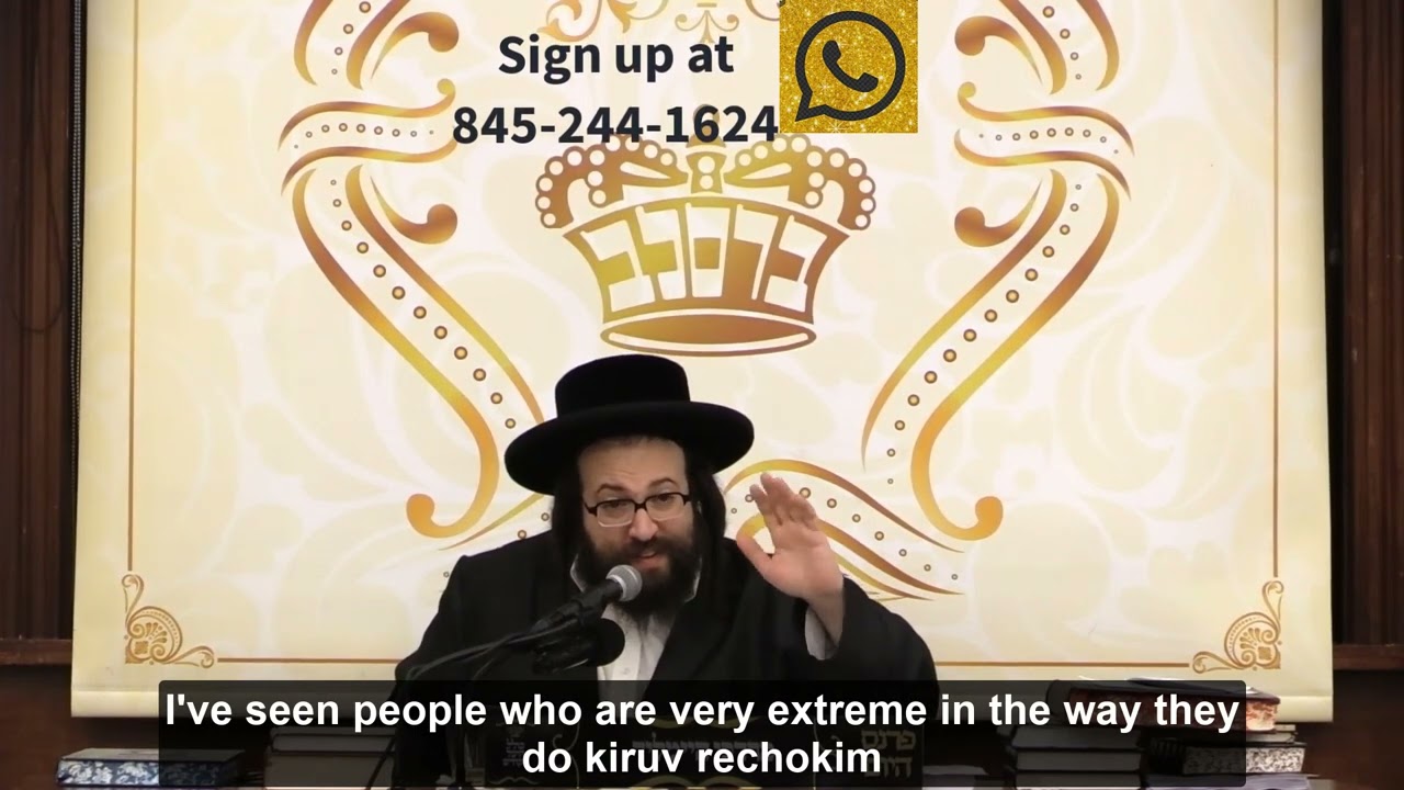 Rabbi Yoel Roth - Changing your life on step at time