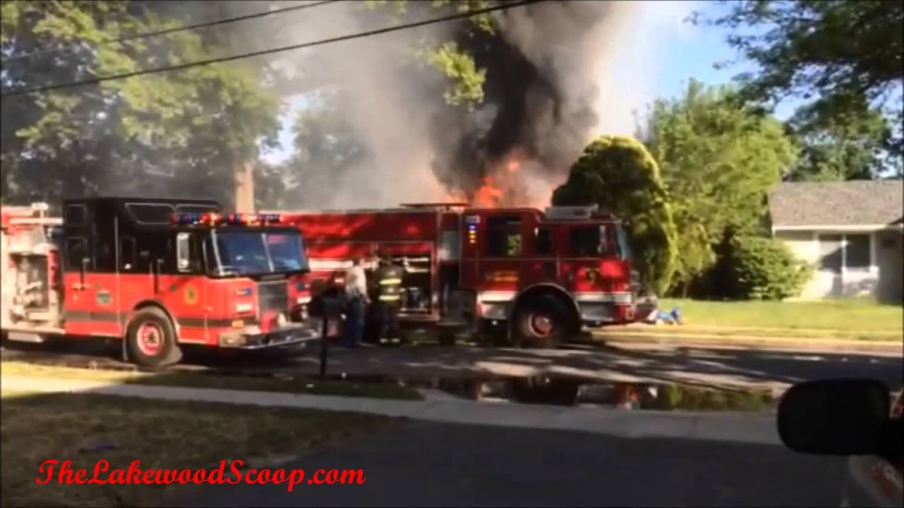 Structure Fire Glen Avenue Lakewood NJ