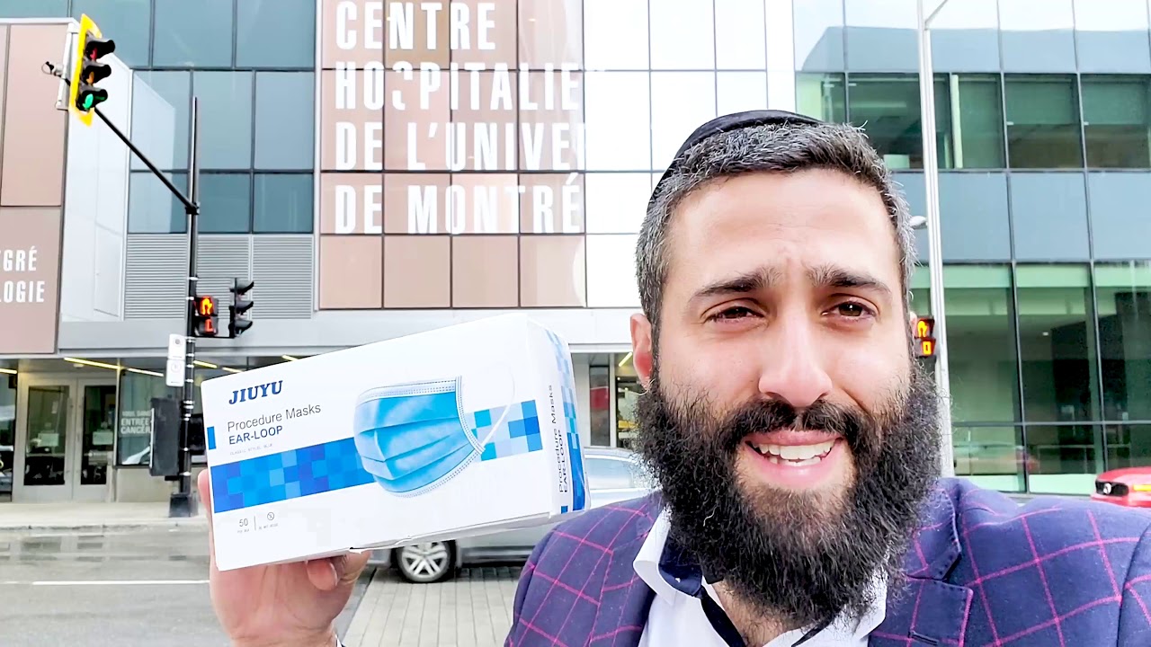 We just donted another 24,000 masks to hospitals all over Montreal.