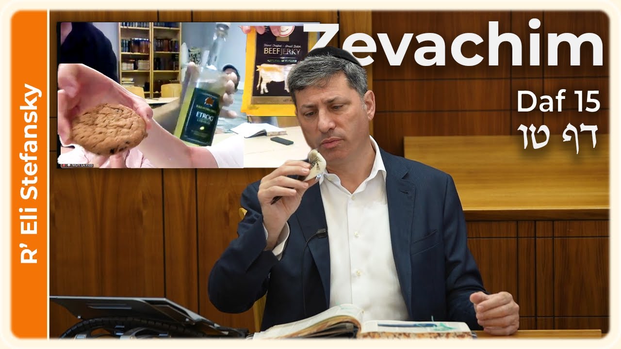 Daf Yomi Zevachim Daf 15 by R' Eli Stefansky