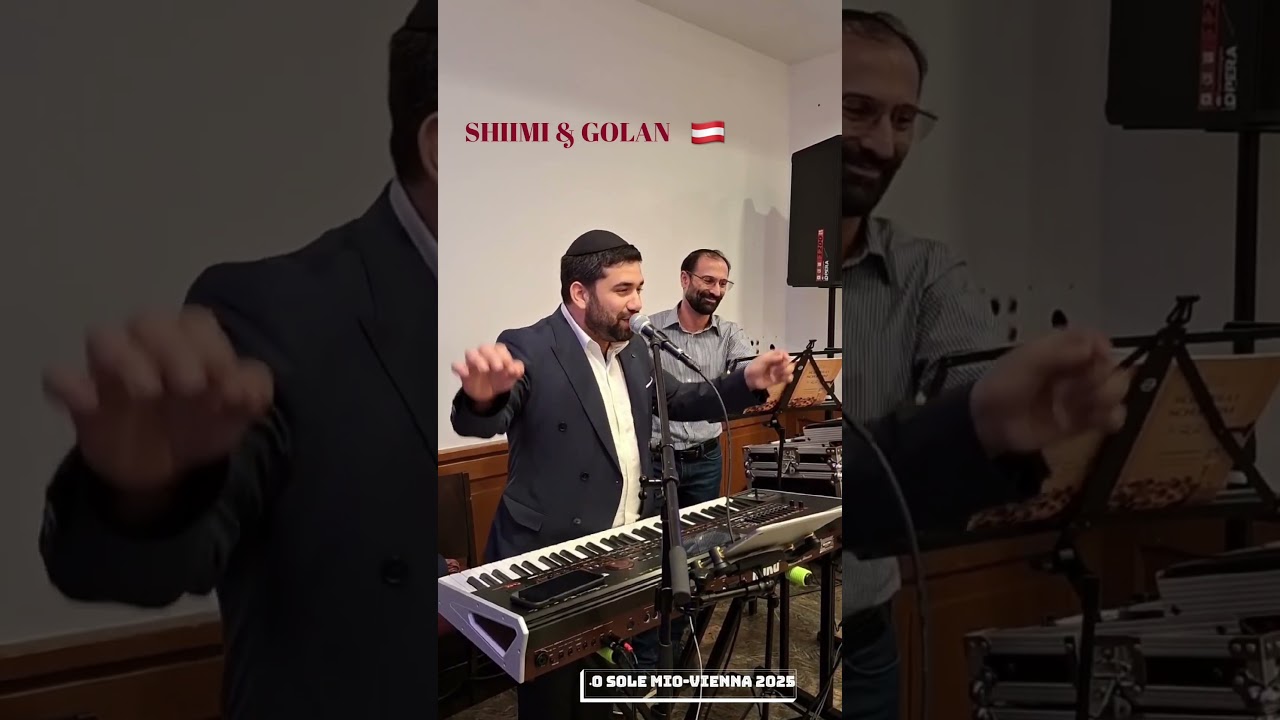 Live in Vienna 🇦🇹 O SOLE MIO Shimi & Golan // Yona Tours 2025 #cover #live #music #show #vacation