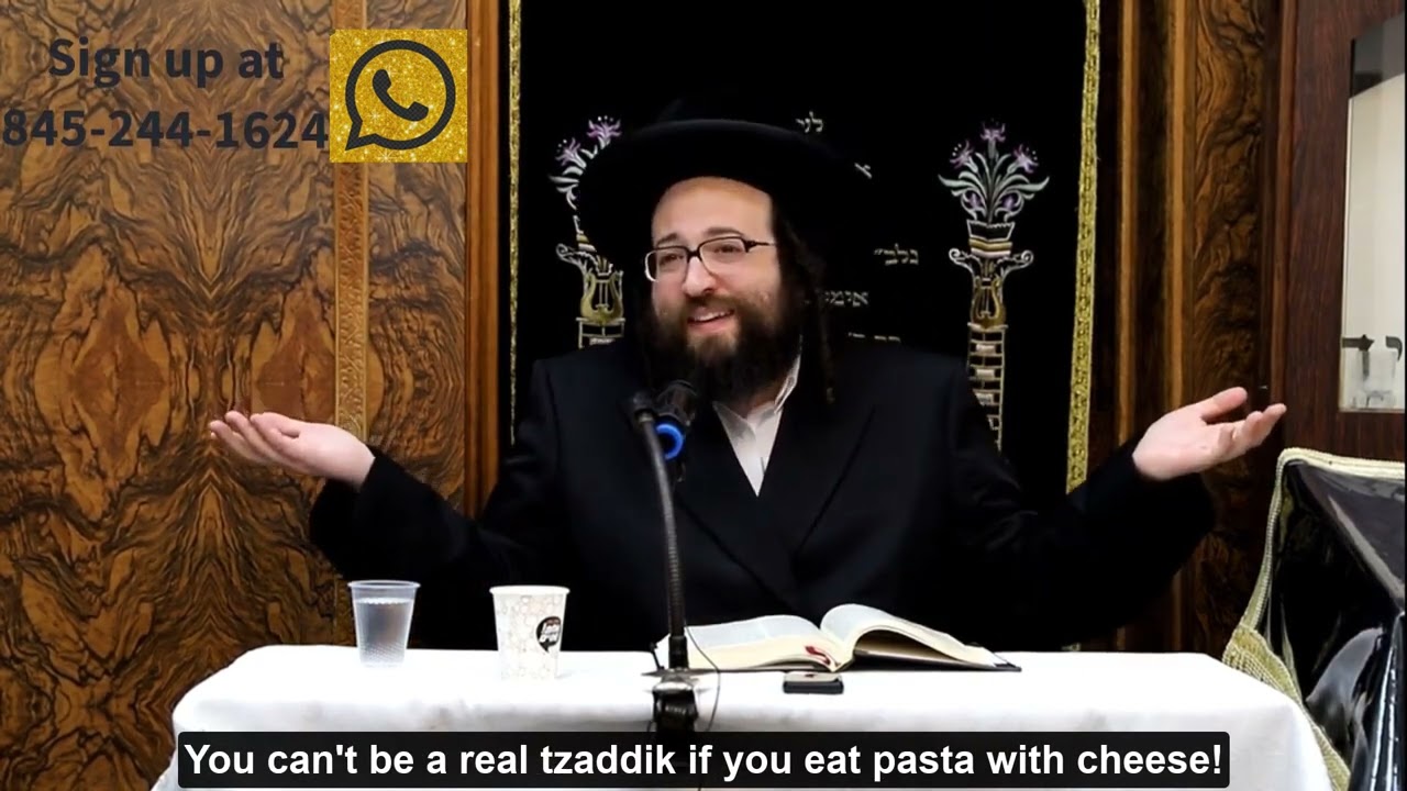 Rabbi Yoel Roth - You can eat, sleep and still be connected to Hashem