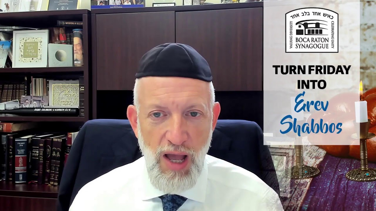 Turn Friday into Erev Shabbos #235 - Creating Rest