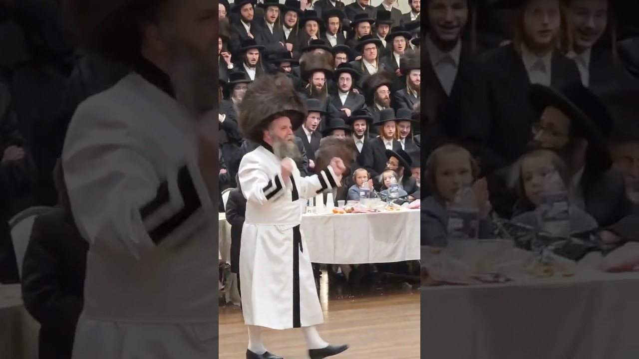 Kretchnif Siget Rebbe Of Williamsburg Dancing Mitzvah Tantz