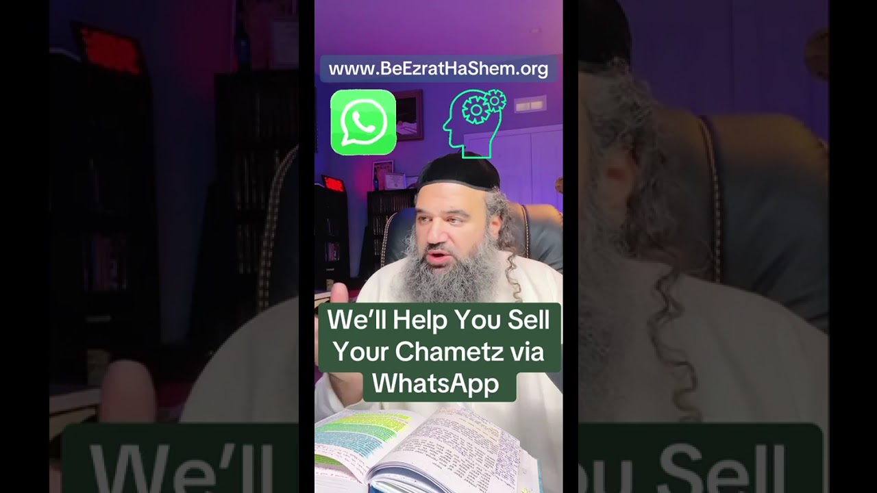 We’ll Help You Sell Your Chametz via WhatsApp