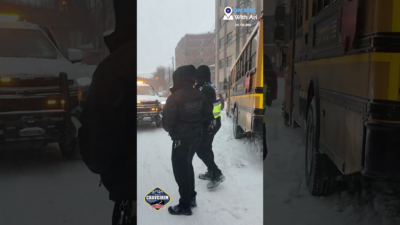 New York City blizzard rescue