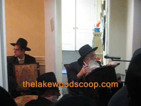 Reb Chaim Epstien Shlita At Parlor Meeting