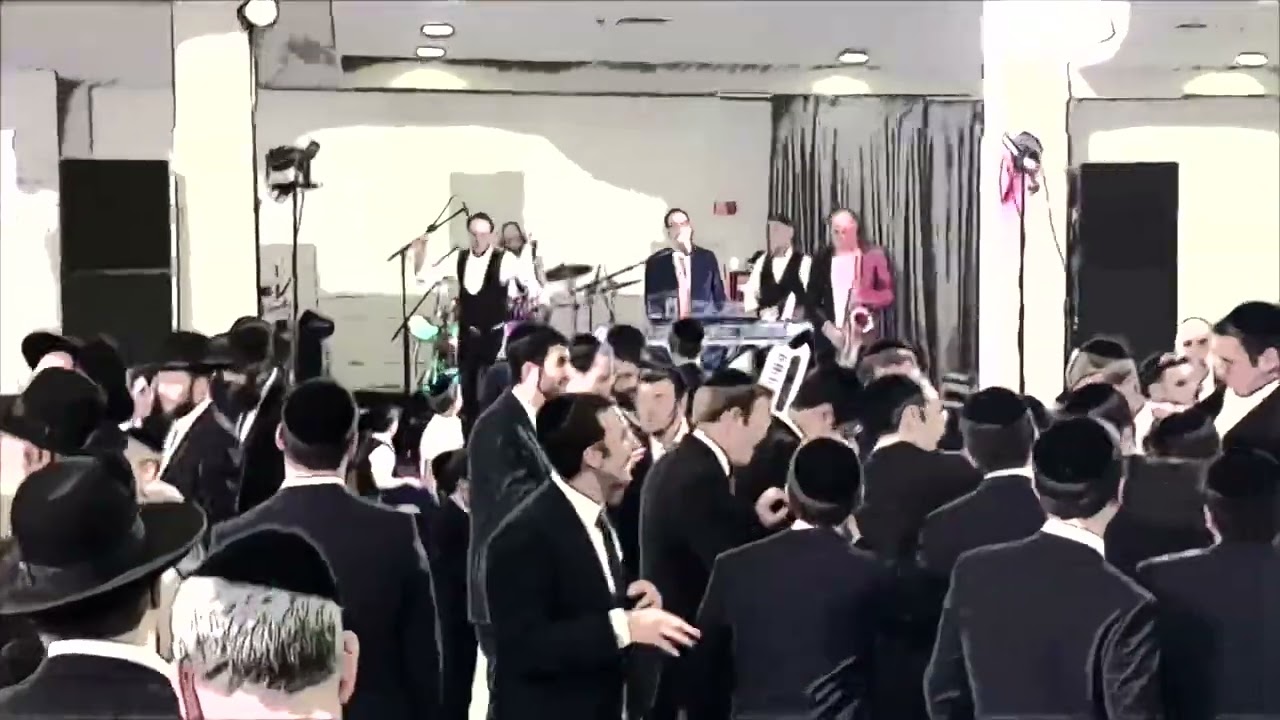 עמירן & אריק דביר - הרקדה חסידית בחתונה של ישיבת ״חברון״