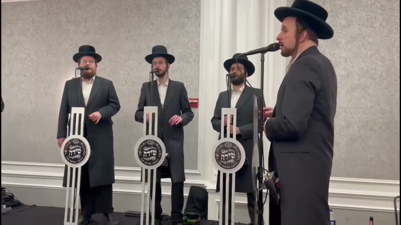 יששכר גוטמן עם מקהלת שירה ותזמורת של יענקי בריסקמן