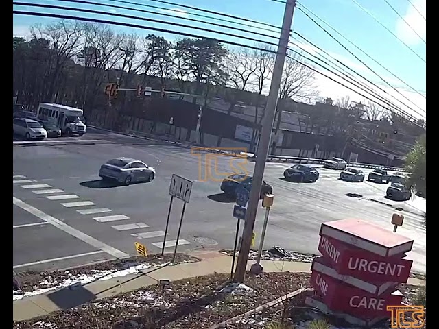 Accident caught on video