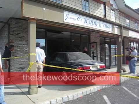 Car Drives Into Jimmy's Barbershop