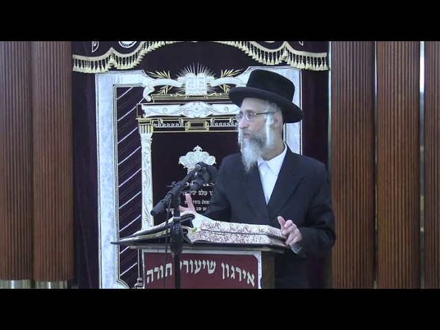 מצוות צריכות כוונה - הרב דוד לייב פישר