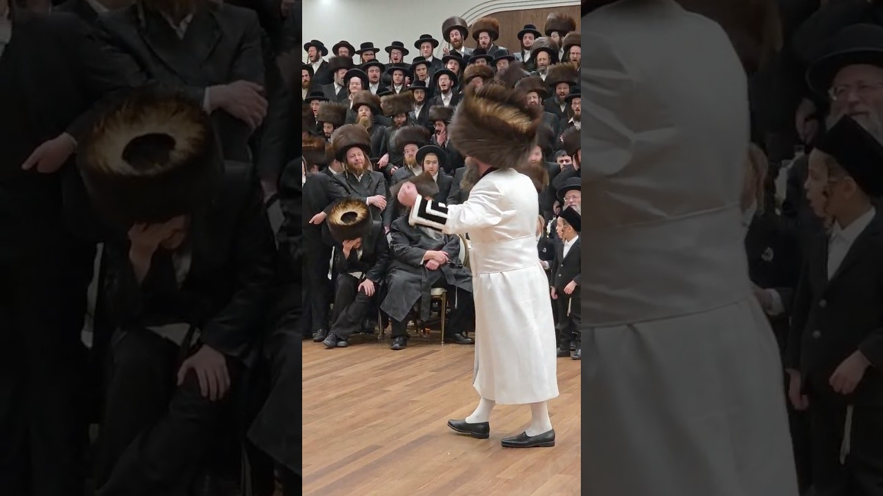 Kretchnif Siget Rebbe Of Williamsburg Dancing Mitzvah Tantz