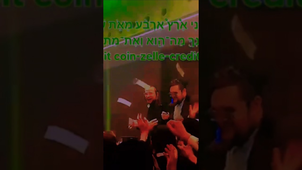 a special night in Israel Sruli is getting married, and $20 is 💸 flying 🪽 in the air!!!
