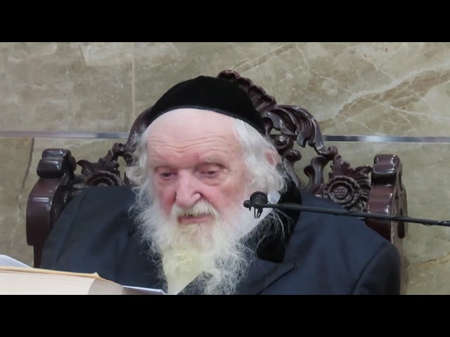 כ"ק ראב"ד ירושלים שליט"א בפתיחת הזמן