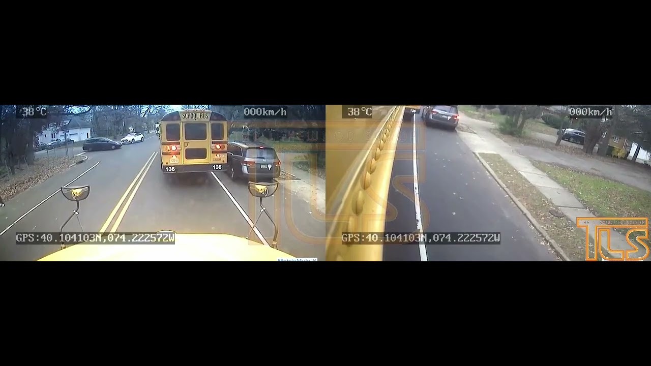 Vehicle passes school bus