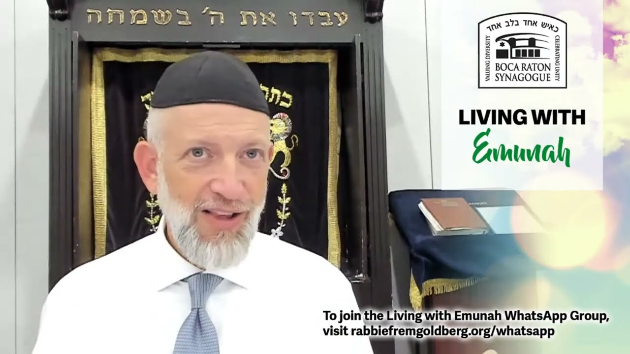 Living With Emunah (Part 273) - Finishing Hashem's Sentence