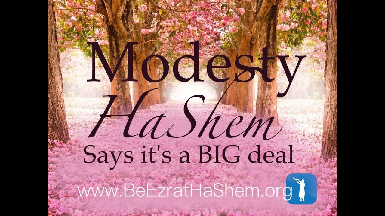 Women's Modesty--HaShem Says It's a Big Deal