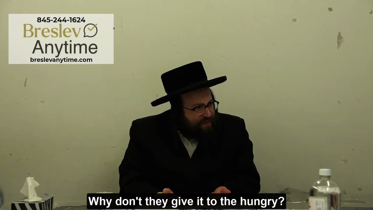 Rabbi Yoel Roth - Spending hundreds of thousands of dollers for a few hours? Are you insane?