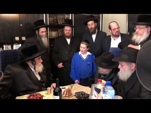 Viznitz Rebbe Visits Chief Rabbi Of Antwerp R' Dovid Moshe Lieberman - Adar I 5779