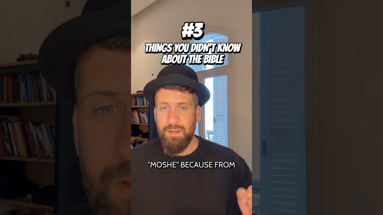 THINGS YOU DIDN’T KNOW ABOUT THE BIBLE #2 The name of Moses