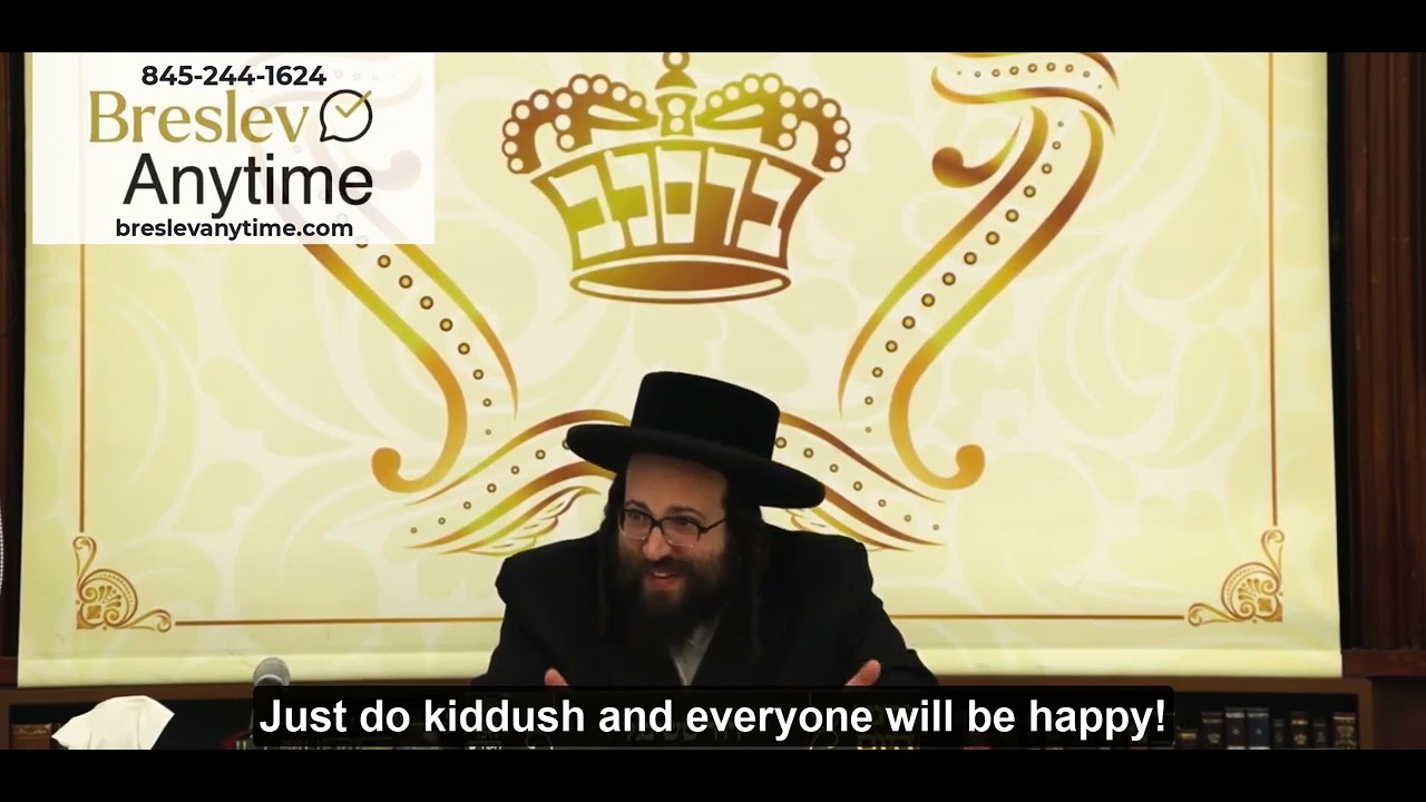 Rabbi Yoel Roth - A Mitzvah must be done with a Geshmak not with tension