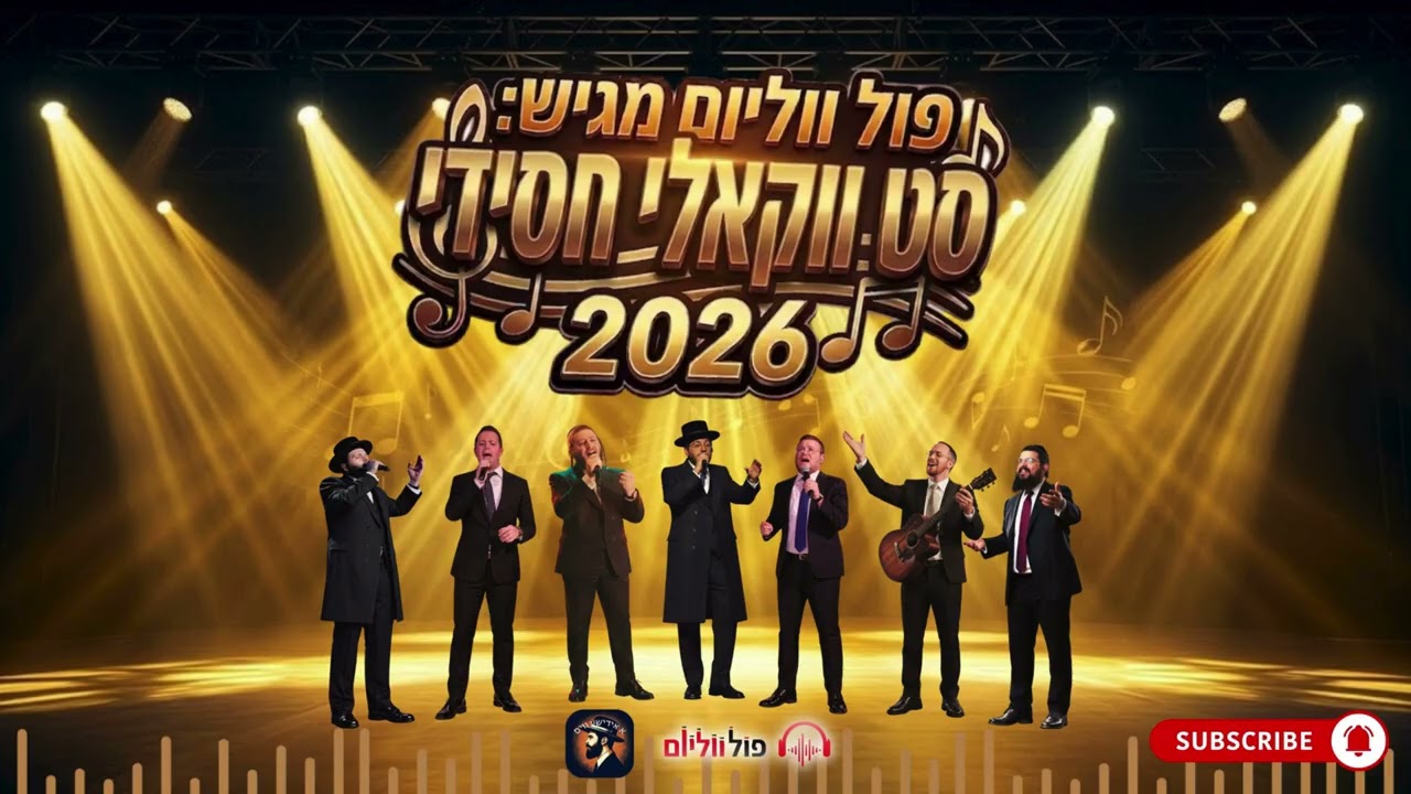 סט שירים ווקאלי חסידי 2026 (אקפלה) | Hasidic Acapella Mix | עריכה: פול ווליום
