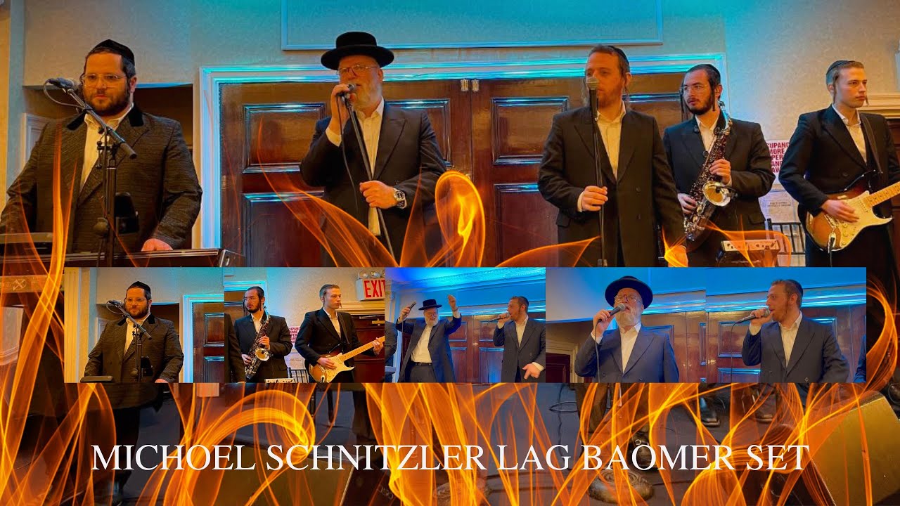 Michoel Schnitzler Rocking A Lag Beomer Set With Sruly Green & Dovi Tessler 🔥🔥🔥
