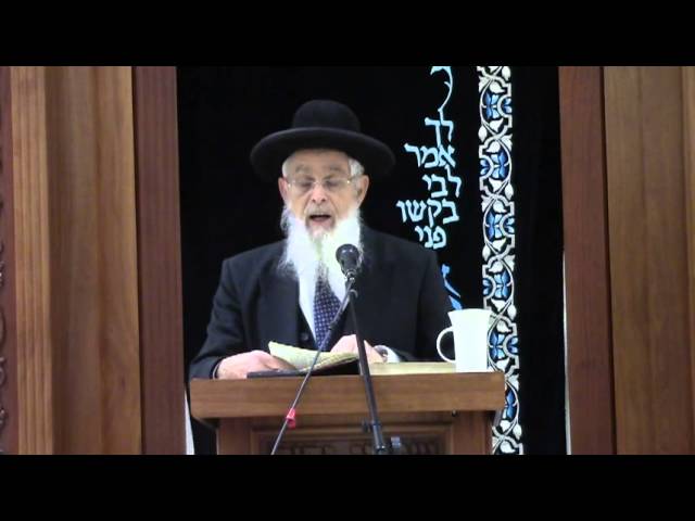 הרב יעקב אריאל -שיעור כללי - כג' שבט התשע"ו