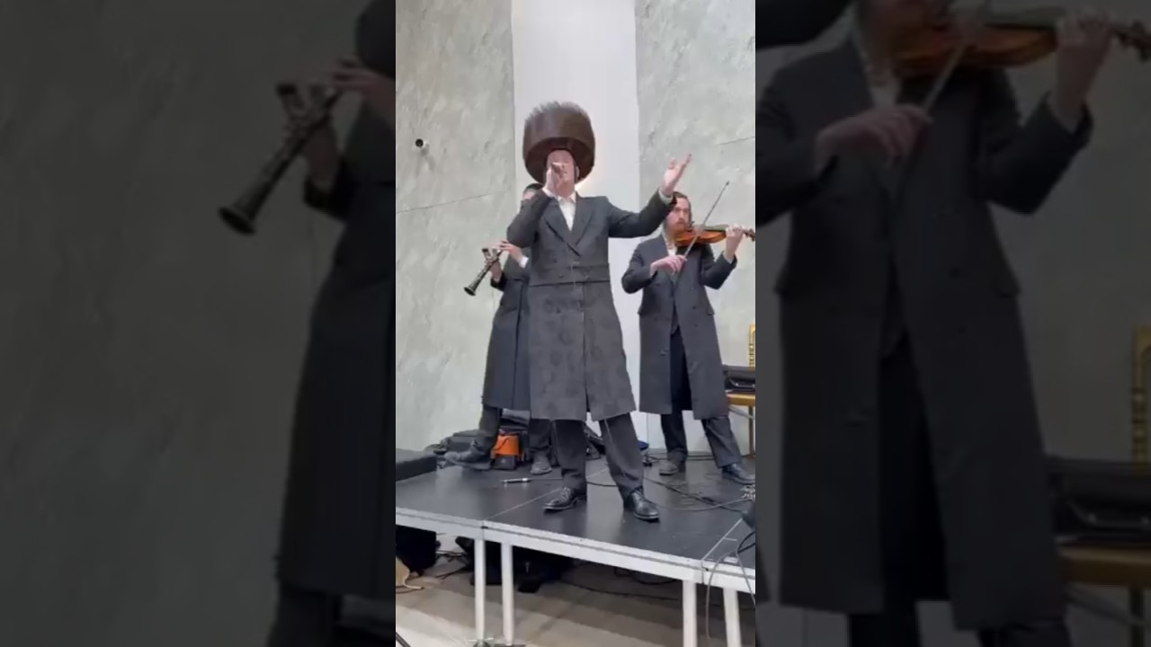 חתונה חסידית עם יוסי שנעק, בליווי הקלידן אושי מליק  #יוסי_שנעק  #חתונה_חסידית #מוזיקה_יהודית #