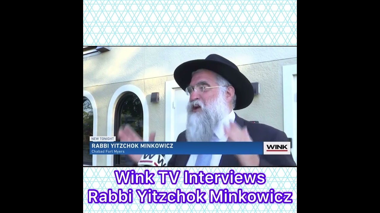 Wink TV interviews Rabbi Yitzchok Minkowicz Chabad Lubavitch of Southwest Florida