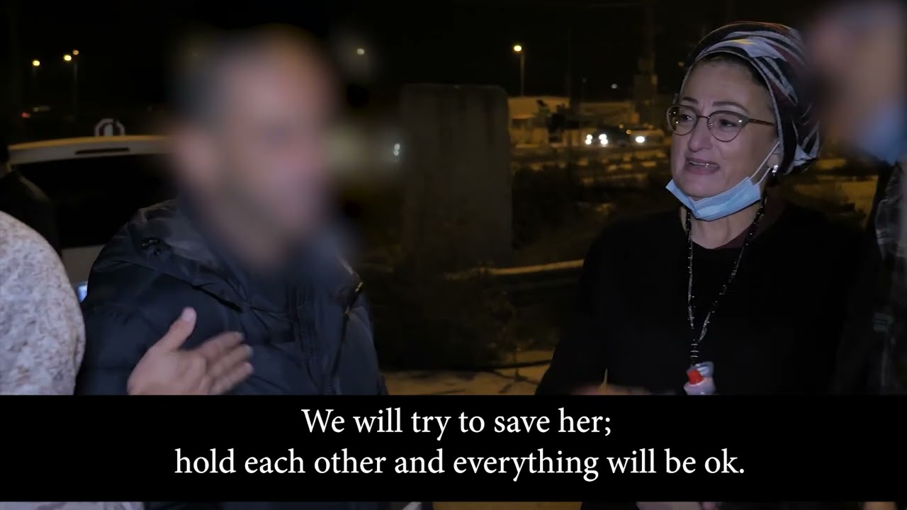 INCREDIBLE SCENE AS A WOMAN IS RESCUED FROM CAPTIVITY