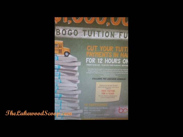 BOGO Tuition message from Rabbi Posen