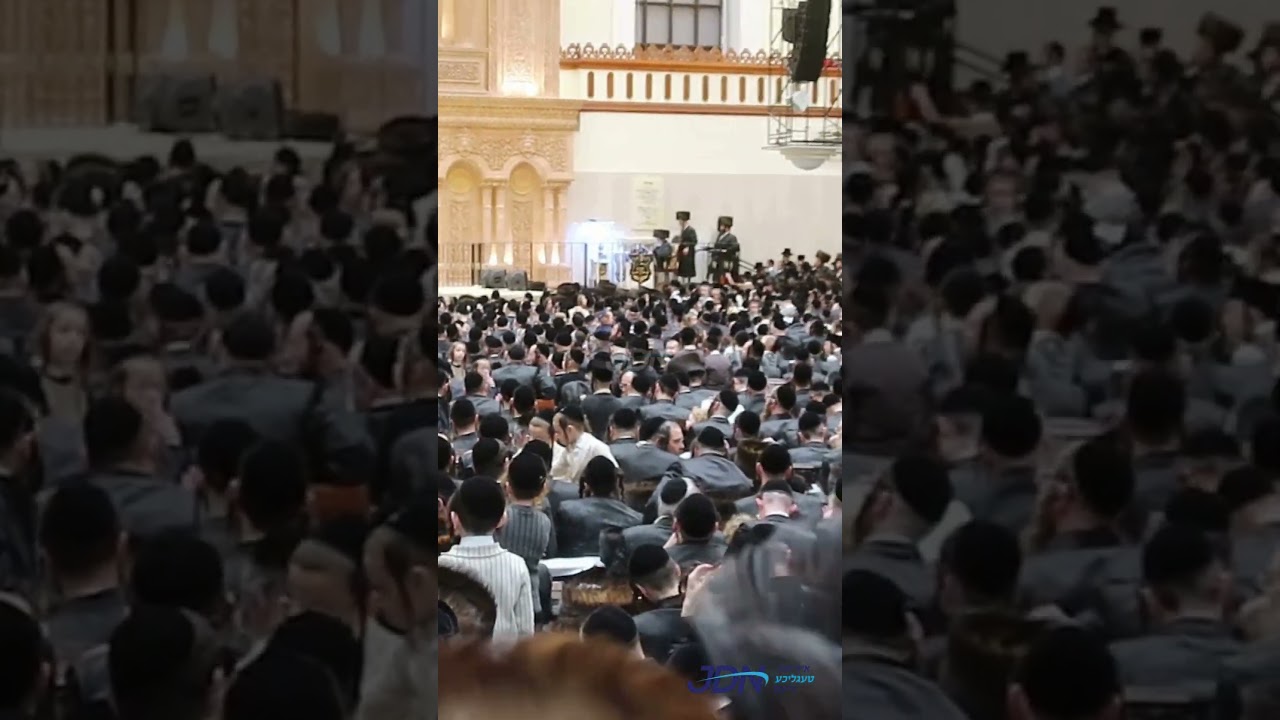 האדמו"ר מוויזניץ ביי הדלקת נרות חנוכה - ליל ד' חנוכה