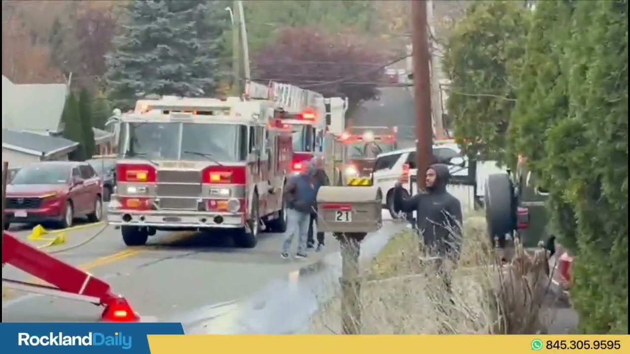 Second-Alarm Structure Fire Destroys Home in Nyack