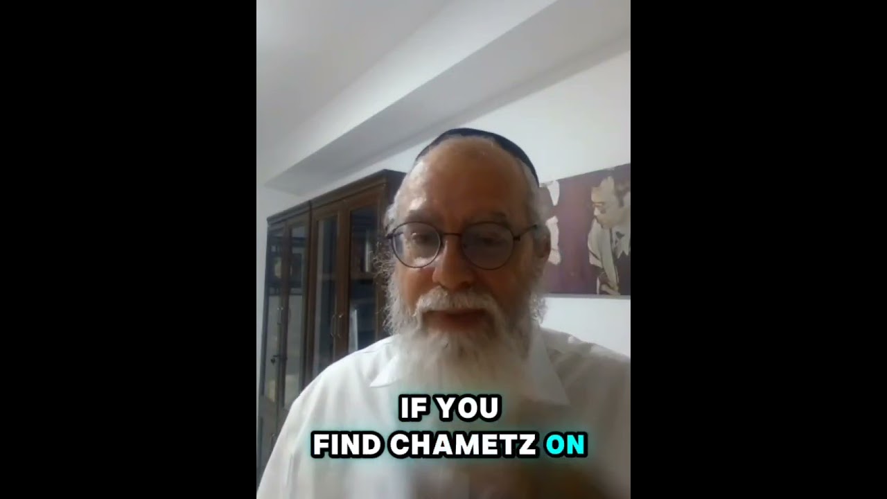What to do with the leftover chometz this Shabbos. #shabbat #passover