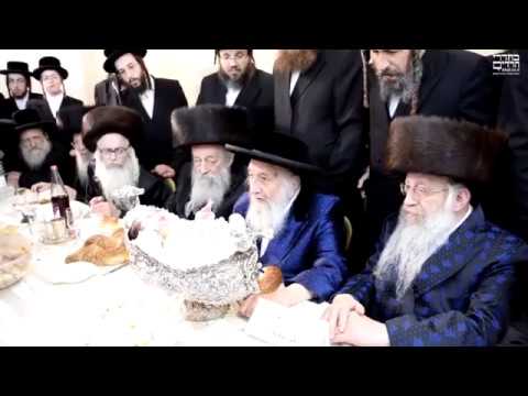 Spinka Rebbe Of BB Performing Pidyon Haben For great grandson Of R' Chaim Meir Wosner